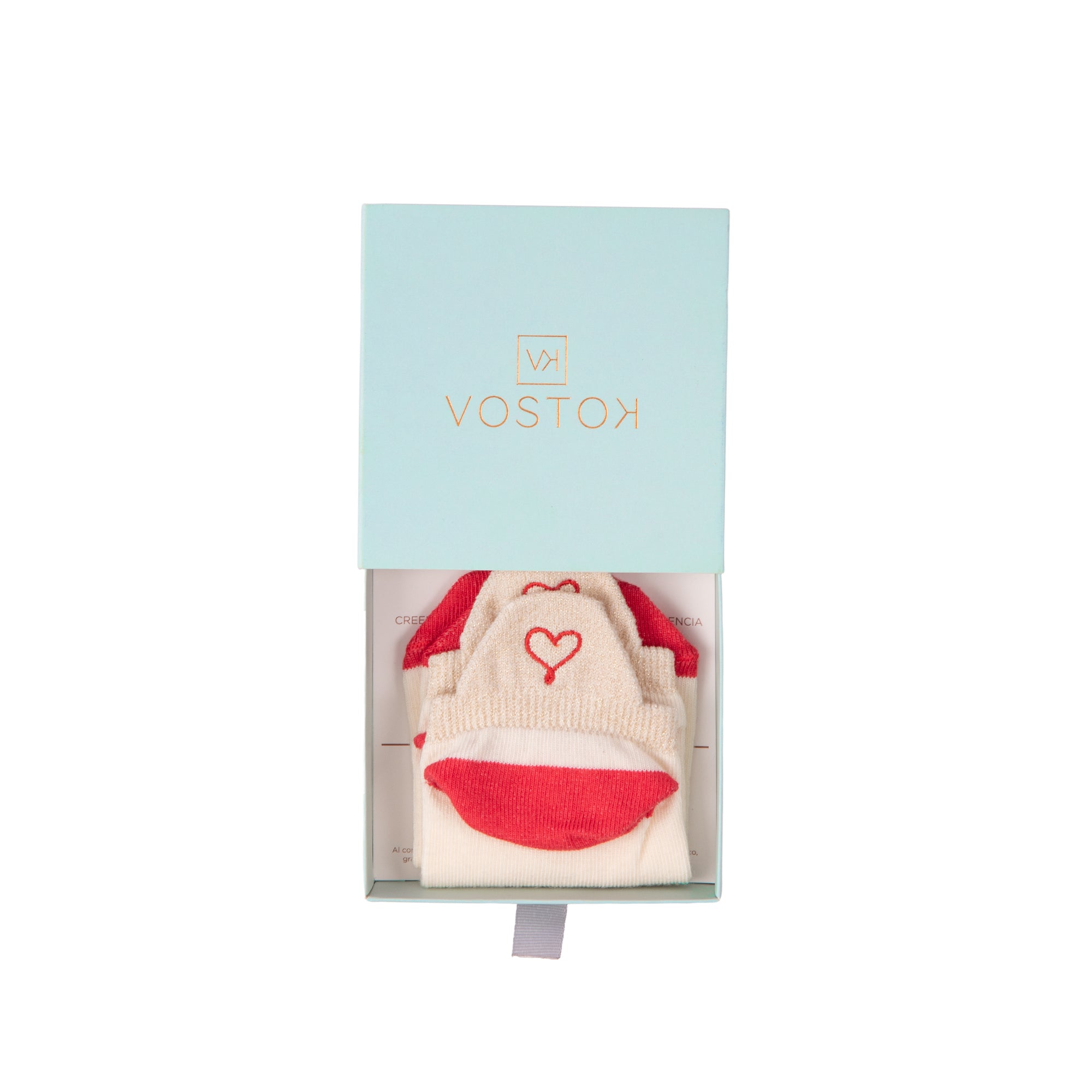 Medias Corazón Rojo