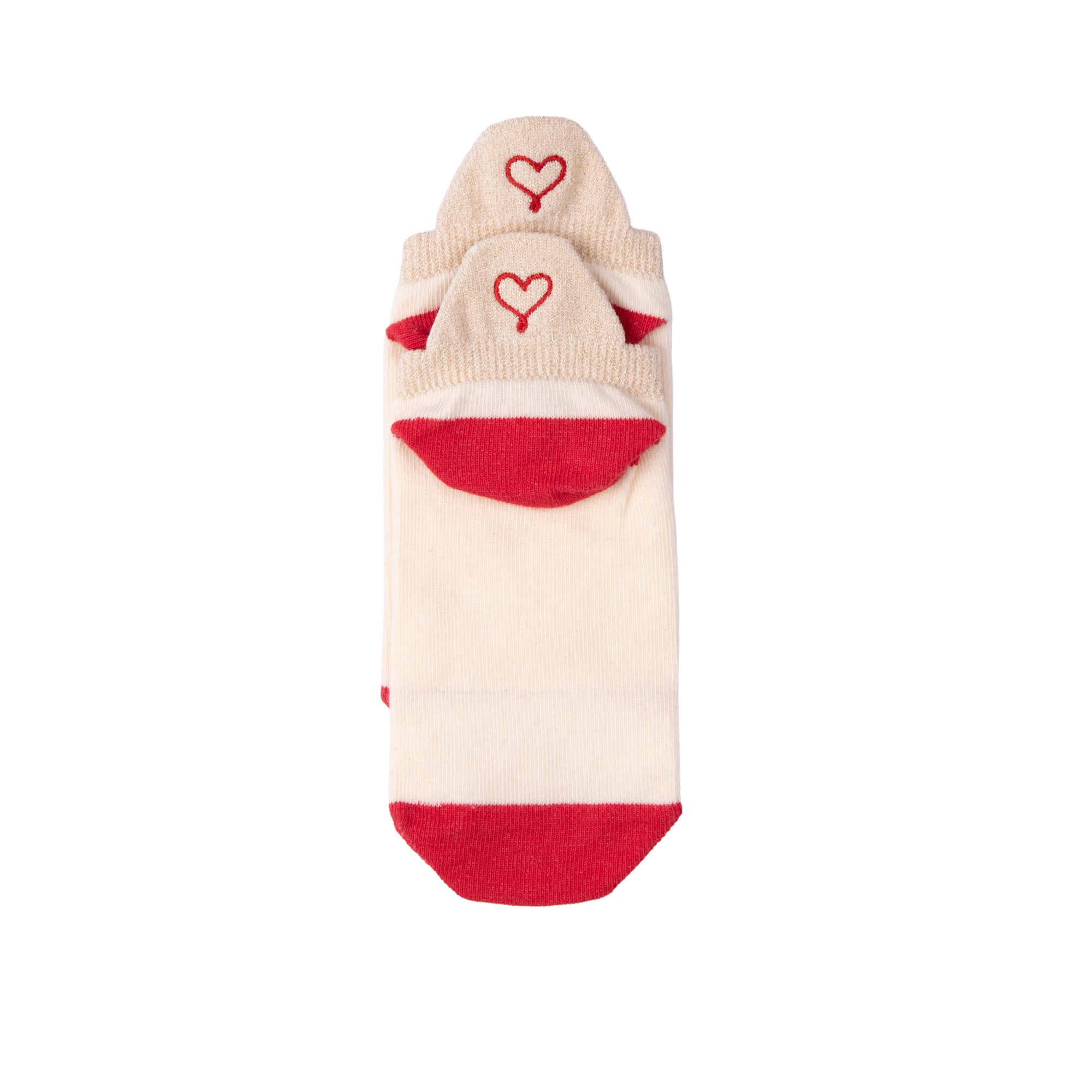 Medias Corazón Rojo