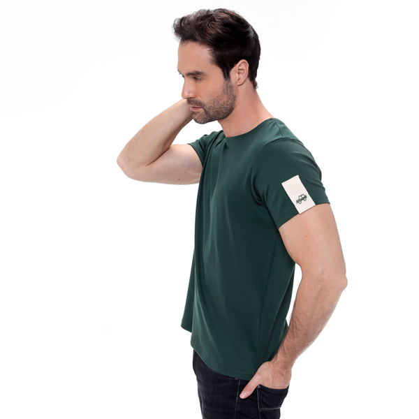 Camiseta Verde Militar Carro